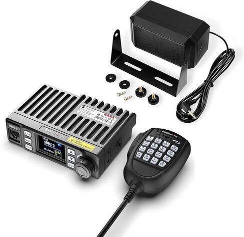 Radioddity DB20-G Mini Mobile Radio 20W GMRS Repeater Capable with Mobile Radio External Speaker in Kuwait