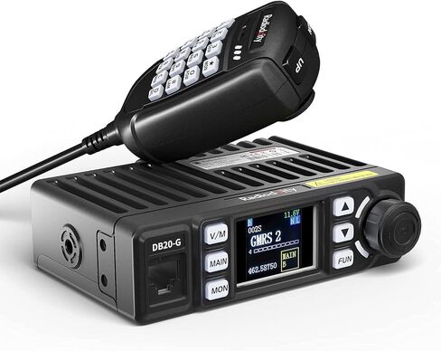 Radioddity DB20-G Mini Mobile Radio 20W GMRS Repeater Capable with Mobile Radio External Speaker in Kuwait