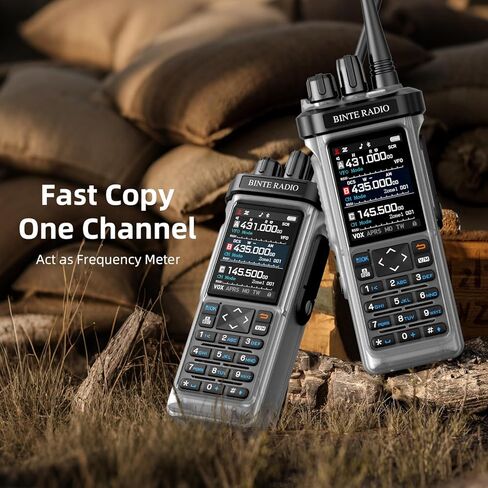 راديو هام 9000 محمول مع نظام تحديد المواقع APRS، برمجة تطبيقات بلوتوث، راديو متعدد الموجات طويل المدى في اتجاهين، محلل الطيف، USB-C قابل لإعادة الشحن، AM/FM/SW RX، جهاز اتصال لاسلكي للبالغين in Kuwait