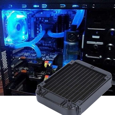 Fafeicy PL1120A Water Cooled, Aluminum Cooling System, Efficient Heat Sink for Computers, Ideal for Gaming and PC Building in Kuwait