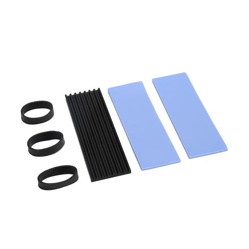 Aluminum Alloy Heatsink for M.2 SSD | NVMe Cooler with Silicone Rings and Pads for Laptop PC Solid State Drive in Kuwait