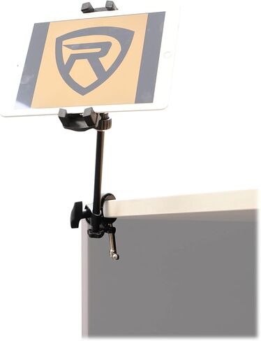 Rockville RVMIC1 V2 Bundle: Pro Tripod Microphone Stand with Telescopic Boom and Metal Joints, iStand 44 Universal Mount for iPad, iPhone, Smartphone and Tablet for Karaoke Studio or Stage Use 2 Items in Kuwait