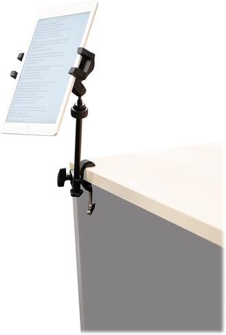 Rockville RVMIC1 V2 Bundle: Pro Tripod Microphone Stand with Telescopic Boom and Metal Joints, iStand 44 Universal Mount for iPad, iPhone, Smartphone and Tablet for Karaoke Studio or Stage Use 2 Items in Kuwait
