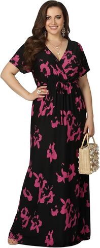 KOH KOH Womens Long Summer Floral Evening Sexy Kaftan Evening Gown Maxi Dress in Saudi Arabia