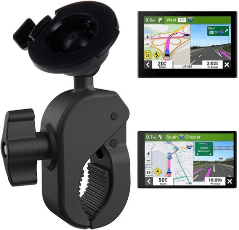 Adjustable Marine Motorcycle Bike Mount Handlebar Mount Compatible with Garmin Drive 53 52 51 60 61 GPS Navigator/Garmin DriveSmart 55 71 66 76 65 / RV 795 / dezl OTR610 OTR720 OTR710 OTR500 in Kuwait
