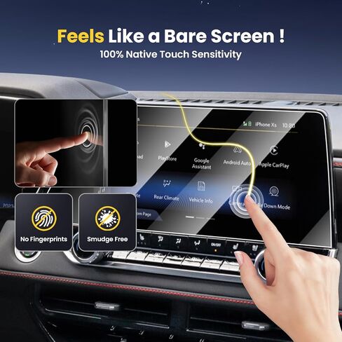 Karltys 2 Pack Screen Protector for 2026-2023 Chevy Colorado ZR2 Z71 /GMC Canyon/Denali /AT4X /Elevation, 11-Inch Touchscreen Tempered Glass Screen Protector for 2025 Chevrolet Colorado Accessories in Kuwait