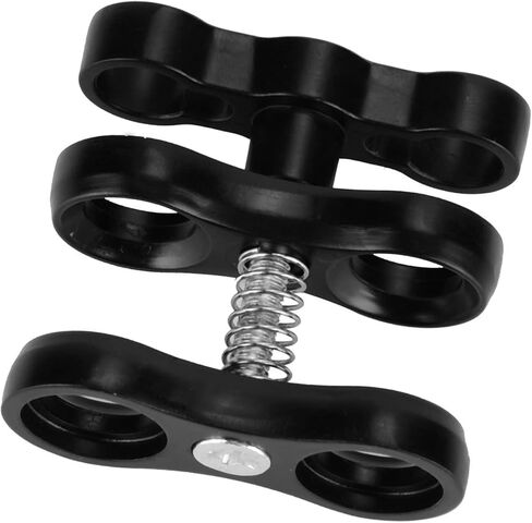 DAN&DRE Aluminum Alloy Mini Butterfly Ball Clip, 360 Rotation Diving Light Clamp Adapter Mount with Screw Lock for SJ CAM in Kuwait