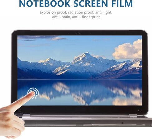 KALLORY 9 Anti Blue Light Pet Film for Eye Protection Compatible with 14" Laptops, High Definition LCD Screen Filter for Computer Use in Kuwait
