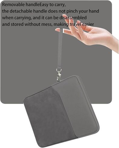 Tablet Sleeve Case 10–11 Inch, WUNIAK 360° Protective Splash-Resistant Carrying Bag for iPad, Tablet Computer, E-Reader & Drawing Tablet,Dark Gray. in Kuwait