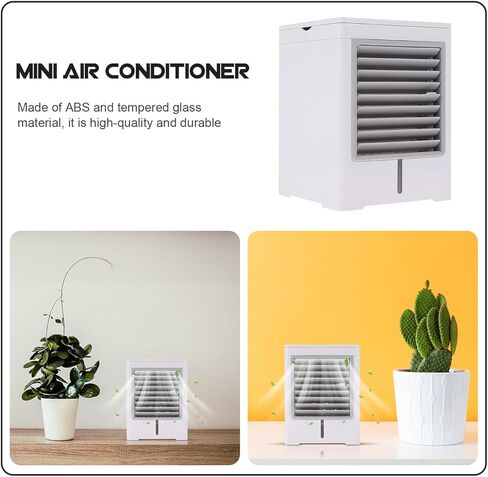 Homoyoyo Portable Mini USB Air Cooler Fan Compact Desktop Cooling Device for Home Office Travel with Quiet Operation and Adjustable Speeds in Kuwait