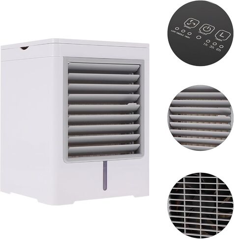 Homoyoyo Portable Mini USB Air Cooler Fan Compact Desktop Cooling Device for Home Office Travel with Quiet Operation and Adjustable Speeds in Kuwait