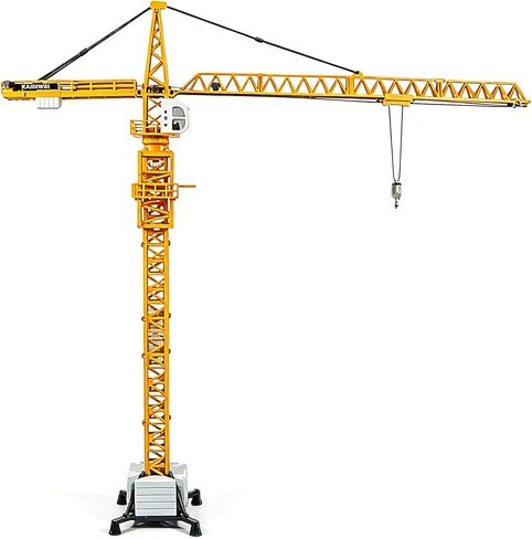 Tipmant Children Alloy Die-cast Car Model Toy Excavator Truck Digging Cable Engineering Vehicle Tower Crane Collection Gift for Kids Scale: 1:87 in Kuwait