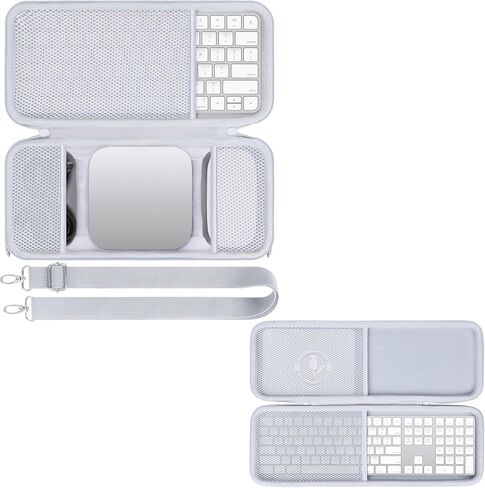حافظة تخزين متوافقة مع كمبيوتر سطح المكتب Apple Mac mini M4 / M4 Pro + حافظة لوحة المفاتيح الرقمية Apple Magic in Kuwait