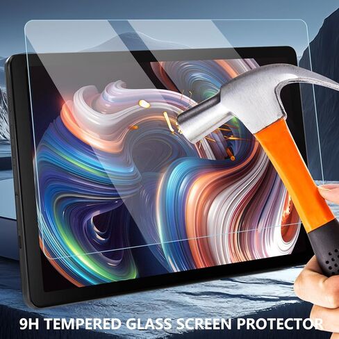 واقي شاشة متوافق مع جهاز Evermyth Tablet 10"، قطعتان بديلتان من طبقة الزجاج المقسى بصلابة 9H، وأغشية مضادة لبصمات الأصابع ومضادة للوهج in Kuwait