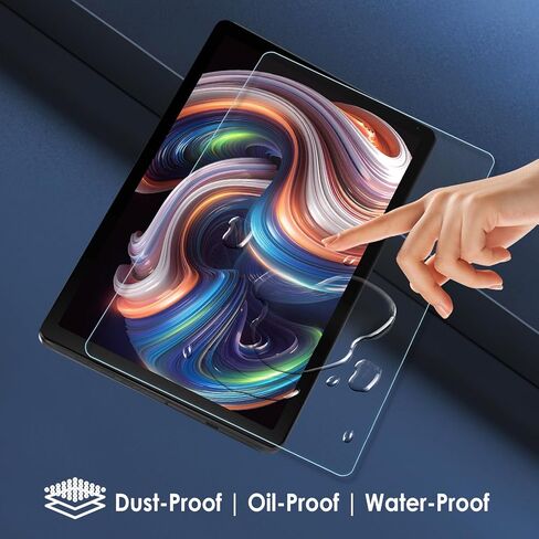 واقي شاشة متوافق مع جهاز Evermyth Tablet 10"، قطعتان بديلتان من طبقة الزجاج المقسى بصلابة 9H، وأغشية مضادة لبصمات الأصابع ومضادة للوهج in Kuwait