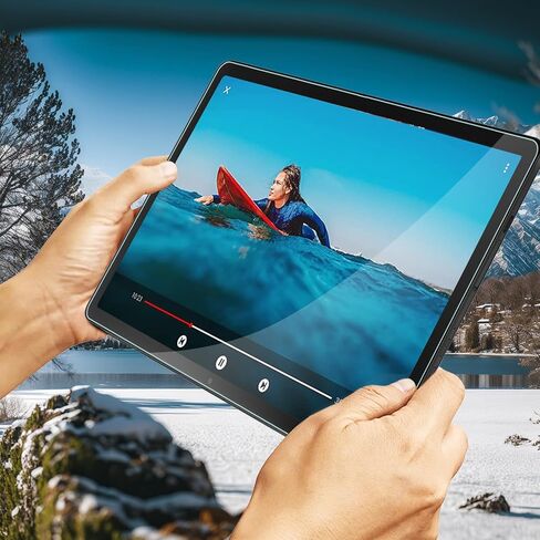 واقي شاشة متوافق مع جهاز Evermyth Tablet 10"، قطعتان بديلتان من طبقة الزجاج المقسى بصلابة 9H، وأغشية مضادة لبصمات الأصابع ومضادة للوهج in Kuwait
