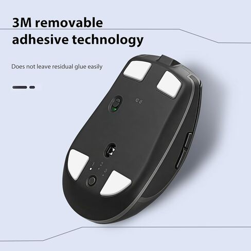 2 Sets MX Anywhere 2S Ice Mouse Skates, PTFE Replacement Feet Compatible with Logitech MX Anywhere 2/ 2S Wireless Mouse, Smooth Durable Upgrade Skates Pad (0.7mm/White) in Kuwait