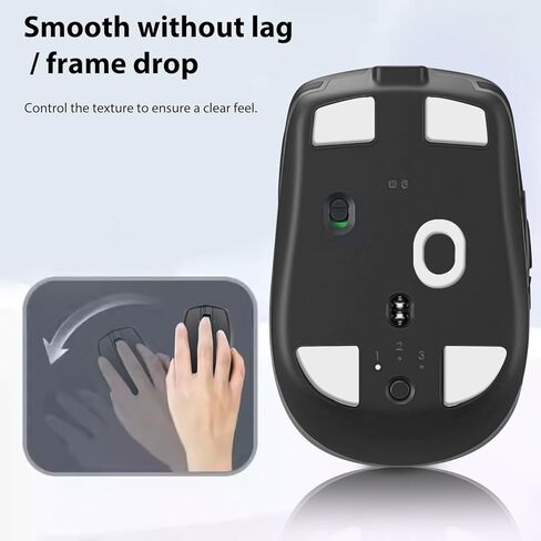 2 Sets MX Anywhere 2S Ice Mouse Skates, PTFE Replacement Feet Compatible with Logitech MX Anywhere 2/ 2S Wireless Mouse, Smooth Durable Upgrade Skates Pad (0.7mm/White) in Kuwait