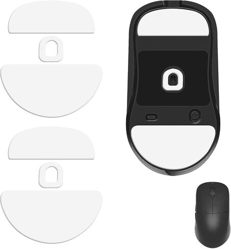 2 Sets XM2we Ice Mouse Skates, PTFE Replacement Feet Compatible with Endgame Gear XM2we/ XM2w Wireless Gaming Mouse, Smooth Durable Upgrade Skates Pad (0.7mm/White) in Kuwait
