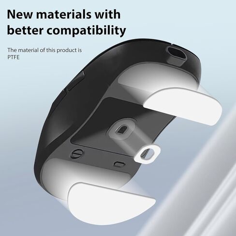 2 Sets XM2we Ice Mouse Skates, PTFE Replacement Feet Compatible with Endgame Gear XM2we/ XM2w Wireless Gaming Mouse, Smooth Durable Upgrade Skates Pad (0.7mm/White) in Kuwait