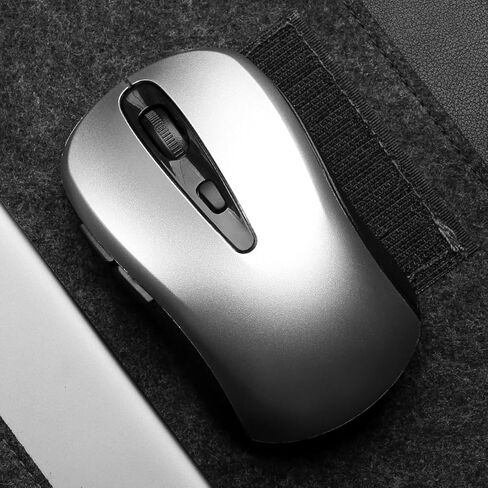 2.4G Wireless Mouse with USB Receiver, Gaming Wireless Mouse, 6 Buttons, Portable, Ergonomic Design, Stable Connection, Low Latency, Ideal for Office, Business, and Entertainment use in Kuwait