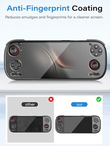 Screen Protector for AYN Odin 3 Gaming Handheld, Tempered Glass, 9H Hardness, Anti-Scratch, Bubble Free, HD Clarity in Kuwait