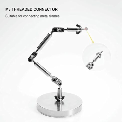 Armature Rigging Kit for Stop Motion Animation | Stainless Steel Rig Arm DIY Stop Motion Armature Kits | Supports Character Movement with 3 Connectors- in Kuwait