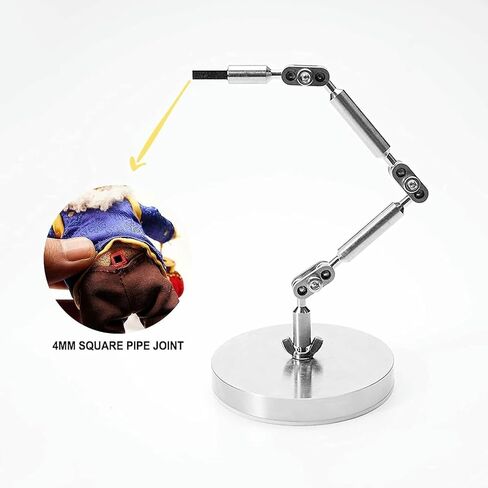 Armature Rigging Kit for Stop Motion Animation | Stainless Steel Rig Arm DIY Stop Motion Armature Kits | Supports Character Movement with 3 Connectors- in Kuwait
