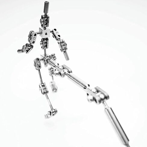 Armature Rigging Kit for Stop Motion Animation | Stainless Steel Rig Arm DIY Stop Motion Armature Kits | Supports Character Movement with 3 Connectors- in Kuwait