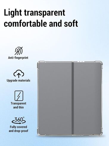 Case for Hanvon Clear7 / 7Turbo (7 inch) E-Paper Tablet, TPU Ultra-Slim Shockproof Soft Cover, Anti-Yellowing Scratch-Resistant Lightweight Protective Shell, Flexible fit Friendly. in Kuwait