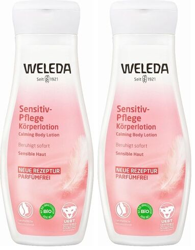 ويليدا لوشن الجسم بيو سينسيتف للبشرة الحساسة – Alkoholfreie/parfümfreie Naturkosmetik Body Lotion pflegt und beruhigt empfindliche, zu Irritationen neigende Haut Sofort (1 × 200 مل) in Saudi Arabia