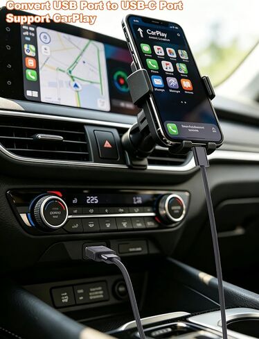 محول LMUBOY USB-A إلى USB-C مع ضوء LED، USB 3.0 للشحن السريع ونقل البيانات، تصميم مضغوط للسيارة والفندق والطائرة - أسود، أبيض، شفاف (3 عبوات) in Kuwait
