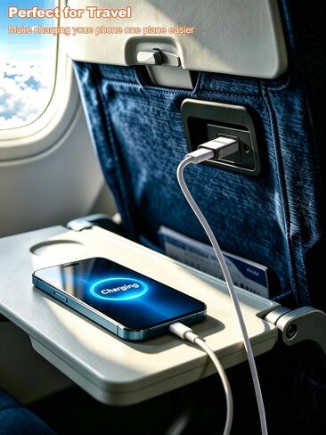 محول LMUBOY USB-A إلى USB-C مع ضوء LED، USB 3.0 للشحن السريع ونقل البيانات، تصميم مضغوط للسيارة والفندق والطائرة - أسود، أبيض، شفاف (3 عبوات) in Kuwait