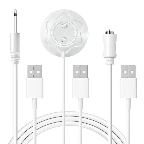 طقم كابل شحن USB مغناطيسي بديل مكون من 3 قطع: كابل مغناطيسي 12 ملم، كابل شحن تيار مستمر 2.5 ملم، كابل شحن ذو دبوس واحد (2.7 قدم) in Kuwait