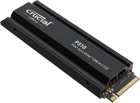 Crucial P310 4TB 3D NAND Flash PCIE GEN 4 X4 NVME M.2 Internal SSD with HEATSINK in Kuwait