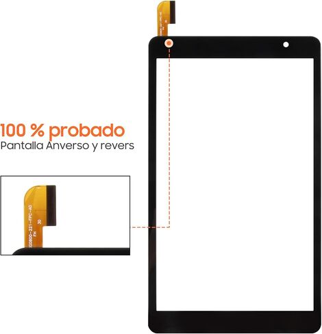 شاشة بديلة لشاشة BLU M8L Plus لشاشة اللمس BLU M8L Plus 4G LTE M0213UU، M0210WW، M0211WW، M0212UU أجزاء إصلاح محول رقمي تعمل باللمس (أسود بدون شاشة LCD) in Kuwait