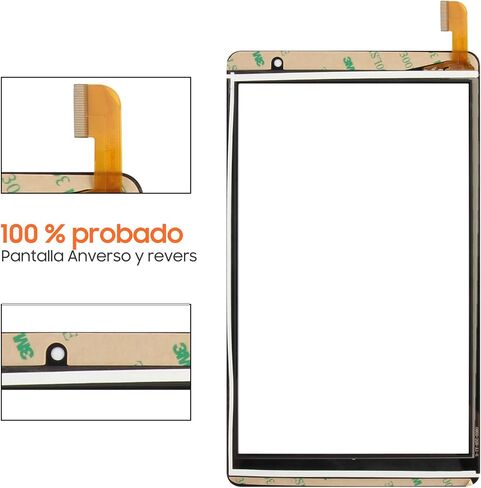 شاشة بديلة لشاشة BLU M8L Plus لشاشة اللمس BLU M8L Plus 4G LTE M0213UU، M0210WW، M0211WW، M0212UU أجزاء إصلاح محول رقمي تعمل باللمس (أسود بدون شاشة LCD) in Kuwait