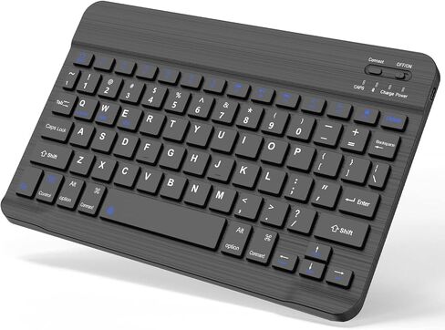 WINCHKING Wireless Keyboard for iPad Air 11-inch M3 /M2 & Pro 11"/iPad 10th/11th & Tablet/PC,Rechargeable Ultra-Slim,Detachable Bluetooth Keyboard Compatible with iOS,Window,Android,Black in Kuwait