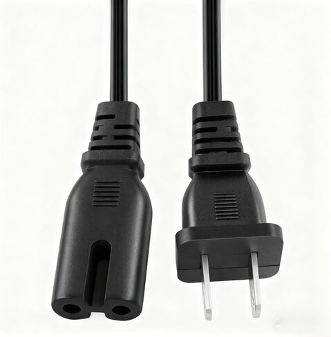 2 Prong AC Power Cord for CPSCLC20-N4-1AM Lunch Box Charging Cable Charger Power Supply 110V-240V in Kuwait