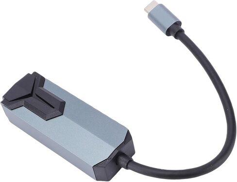 محول Fabater USB C إلى إيثرنت، محول إيثرنت بسرعة 2500 ميجا بت في الثانية من الألومنيوم، محول إيثرنت 2.5 جيجا، شبكة من النوع C إلى RJ45 مع التوصيل والتشغيل لأجهزة الكمبيوتر المحمولة XPS iOS OS X in Kuwait