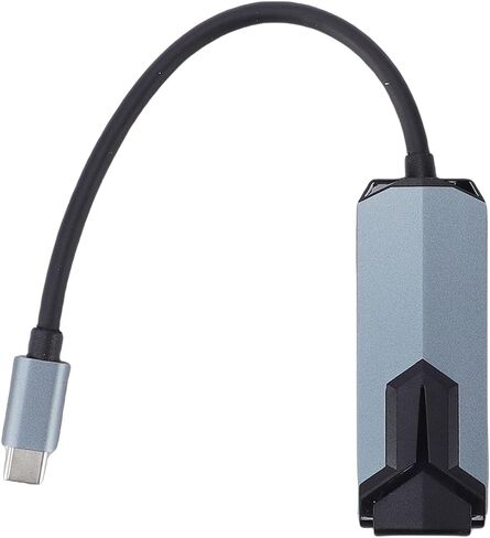 محول Fabater USB C إلى إيثرنت، محول إيثرنت بسرعة 2500 ميجا بت في الثانية من الألومنيوم، محول إيثرنت 2.5 جيجا، شبكة من النوع C إلى RJ45 مع التوصيل والتشغيل لأجهزة الكمبيوتر المحمولة XPS iOS OS X in Kuwait