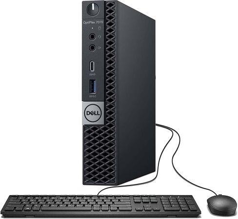 Dell OptiPlex 7070 Mini Business Desktop Computer, Intel Core i5-9500T, 16GB DDR4 RAM, 256GB SSD, Displayport, Keyboard and Mouse, Windows 11 Pro (Renewed) in Kuwait