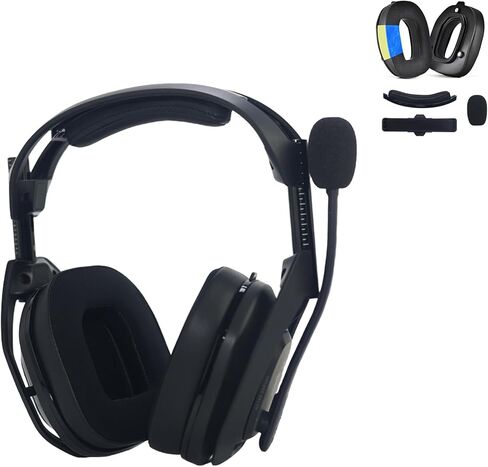 Mod Kit A50 Gen 4 Replacement Earpads & Headband Replacement for Astro A50 Gen 4 Gen5 A50X Headset,Cooling Gel Ear Cushions Noise Cancelling Foam & Durability（Black） in Saudi Arabia