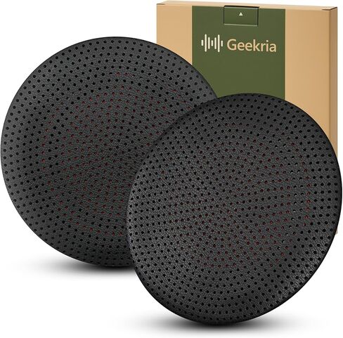 Geekria Replacement Ear Pads for Plantronics Voyager 4320/4310/ 4220/4210/ Focus B825, BlackWire 7225/5200/ 5210/5220, BT600 Headphones, Ear Cushions (Black) in Kuwait