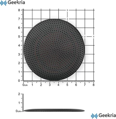 Geekria Replacement Ear Pads for Plantronics Voyager 4320/4310/ 4220/4210/ Focus B825, BlackWire 7225/5200/ 5210/5220, BT600 Headphones, Ear Cushions (Black) in Kuwait