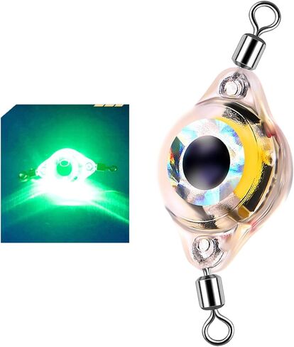 LED Fishing Lures Underwater Flasher Halibut Flasher Lighted Fishing Spoons Saltwater Trolling Drop Lure in Kuwait