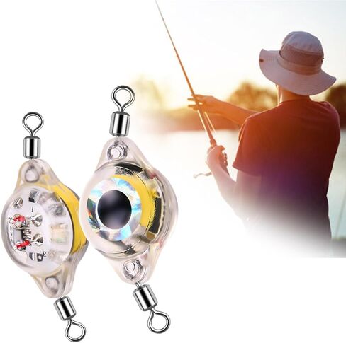 LED Fishing Lures Underwater Flasher Halibut Flasher Lighted Fishing Spoons Saltwater Trolling Drop Lure in Kuwait
