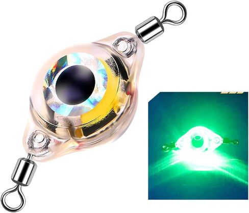 LED Fishing Lures Underwater Flasher Halibut Flasher Lighted Fishing Spoons Saltwater Trolling Drop Lure in Kuwait