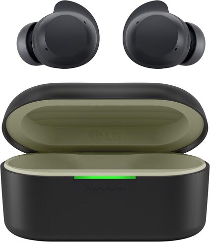 LG xboom Buds Lite, xboom Signature Sound by will.i.am with Graphene Drivers, Active Noise Cancellation, Up to 35 Hours of Battery, IPX4 Water Resistant, Black in Kuwait