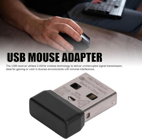 PUSOKEI USB Dongle Mouse Receiver Adapter Replacement for G305 G304 Wireless Gaming Mouse, 2.4G Wireless Connection, Software Pairing in Kuwait